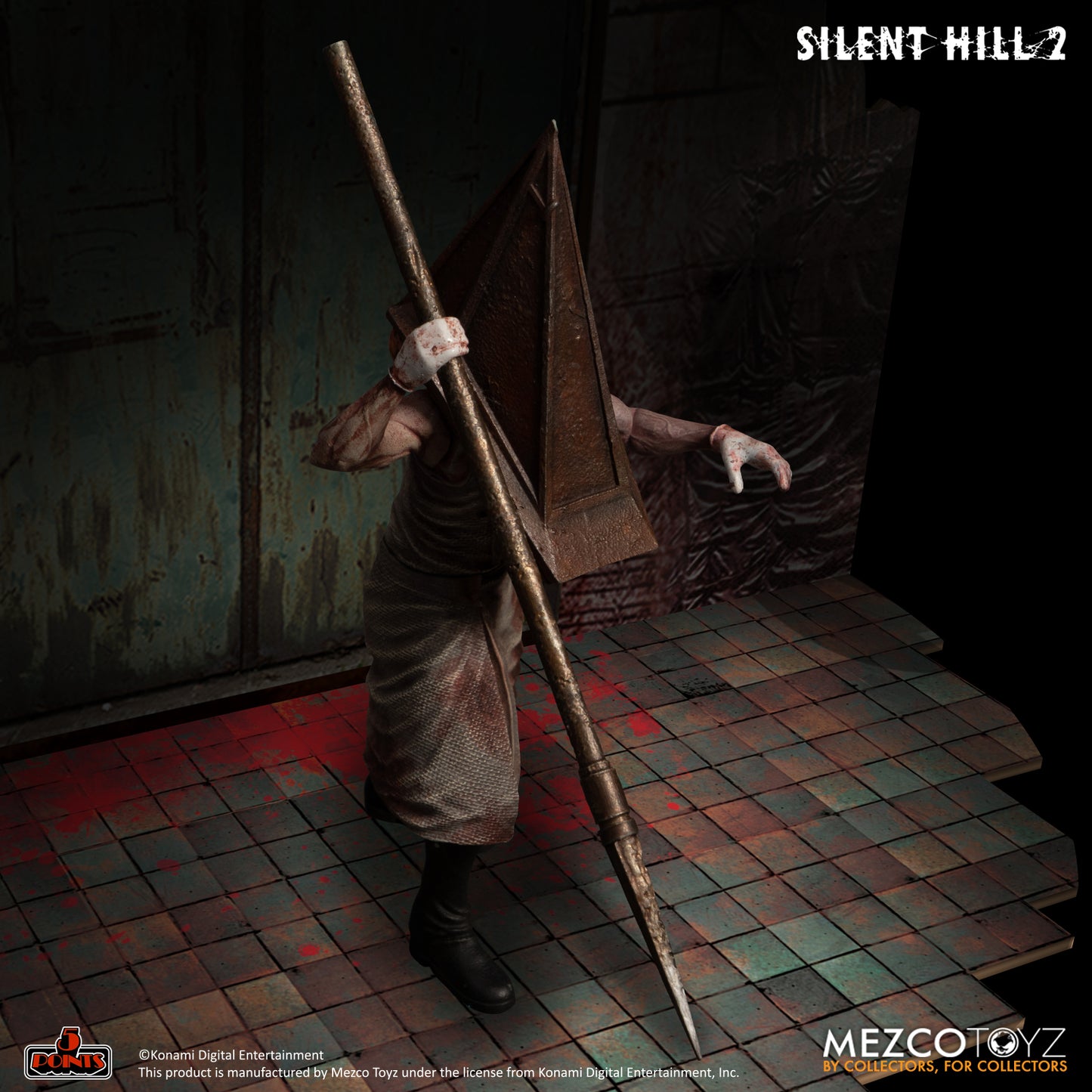 MEZCO 5 Points Deluxe Box Set Silent Hill Bubble Head Nurse & Red Pyramid Thing