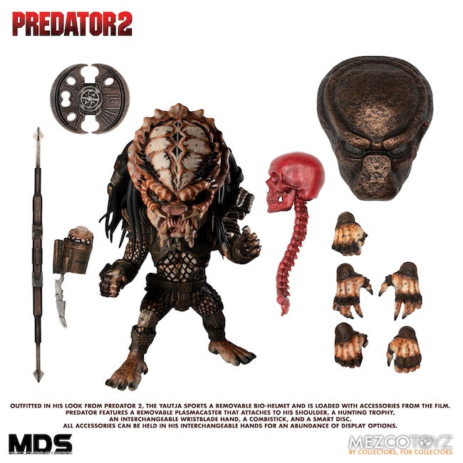 Mezco 6" Designer Series Predator 2 City Hunter