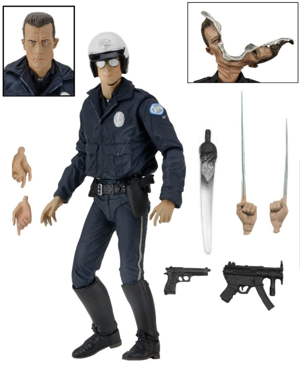 NECA 7" Scale Ultimate Action Figure
Terminator 2
T- 1000 Motorcycle Cop