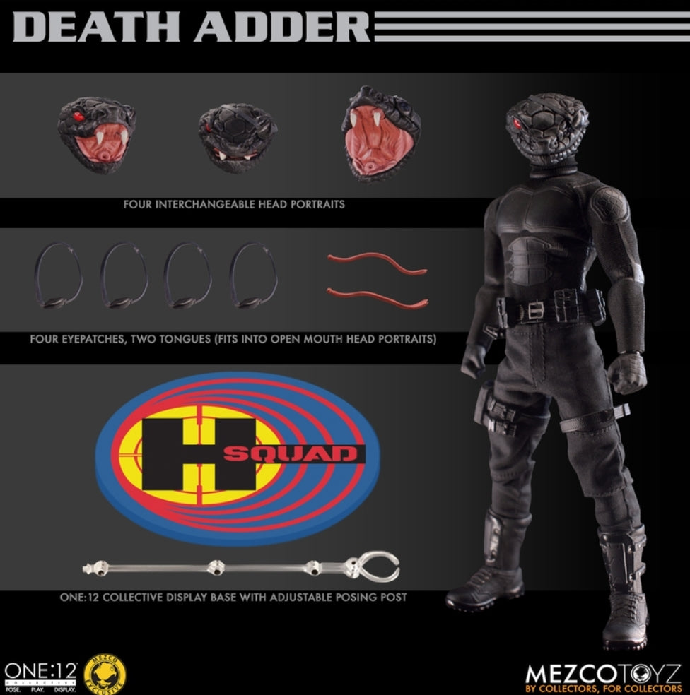 One:12 Collective Death Adder Mezco's Rumble Society