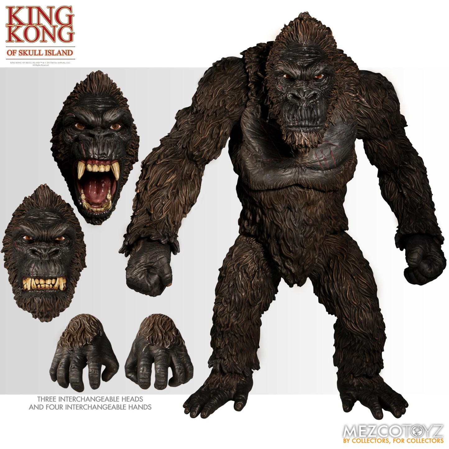 MEZCO 18" Action Figure Skull Island King Kong