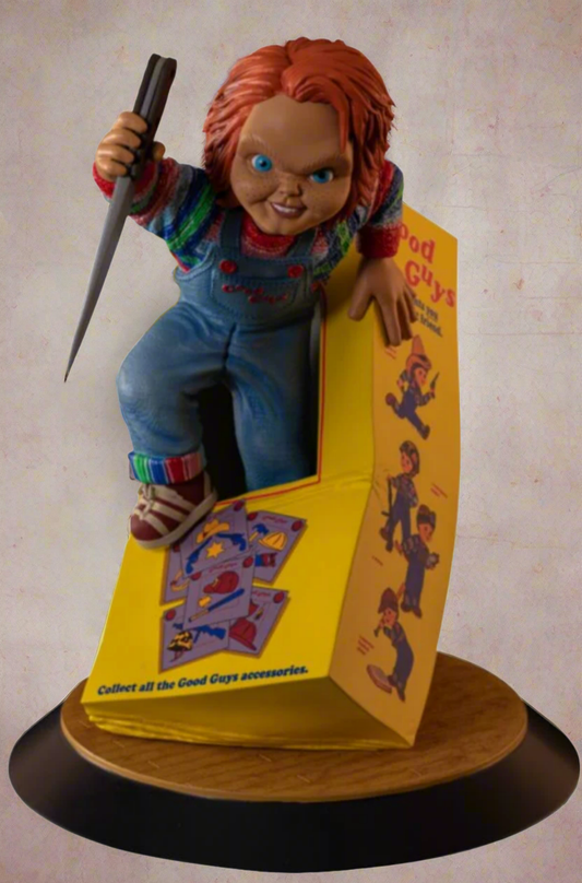 Child's Play - Chucky Breaking Free From Box PVC Statue