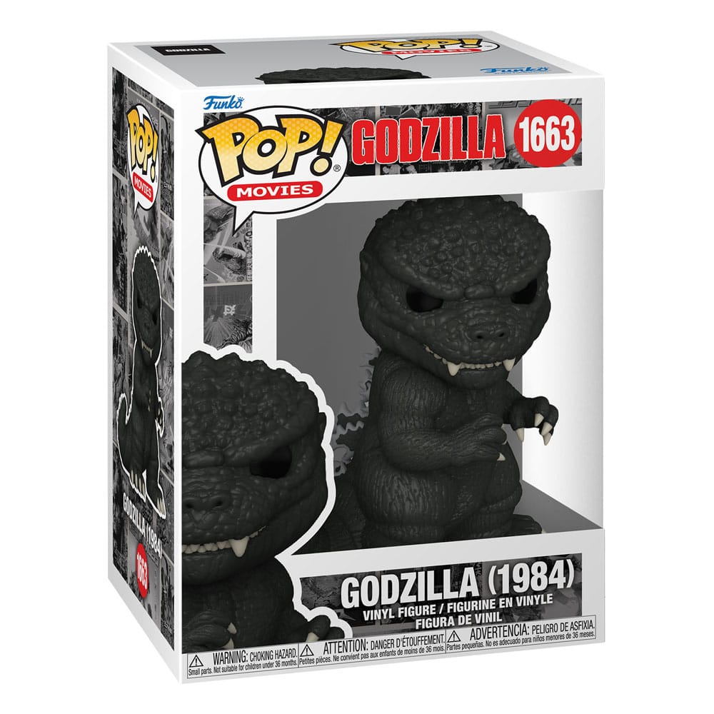 Pre Order Godzilla 70th Anniversary POP! Movies Vinyl Figures Godzilla 1984 w/CH 9 cm