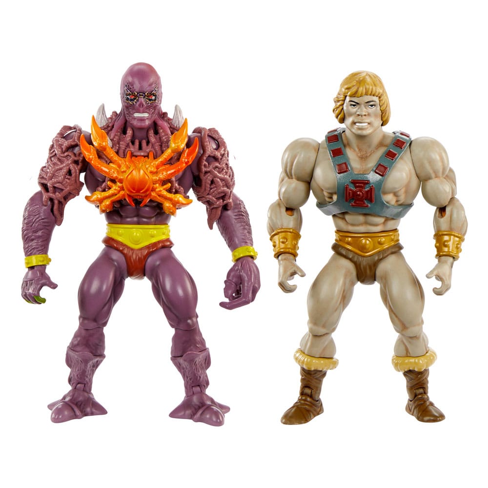 Pre Order Masters of the Universe x Stranger Things Origins Action Figure 2-Pack He-Man & Vecna 14 cm