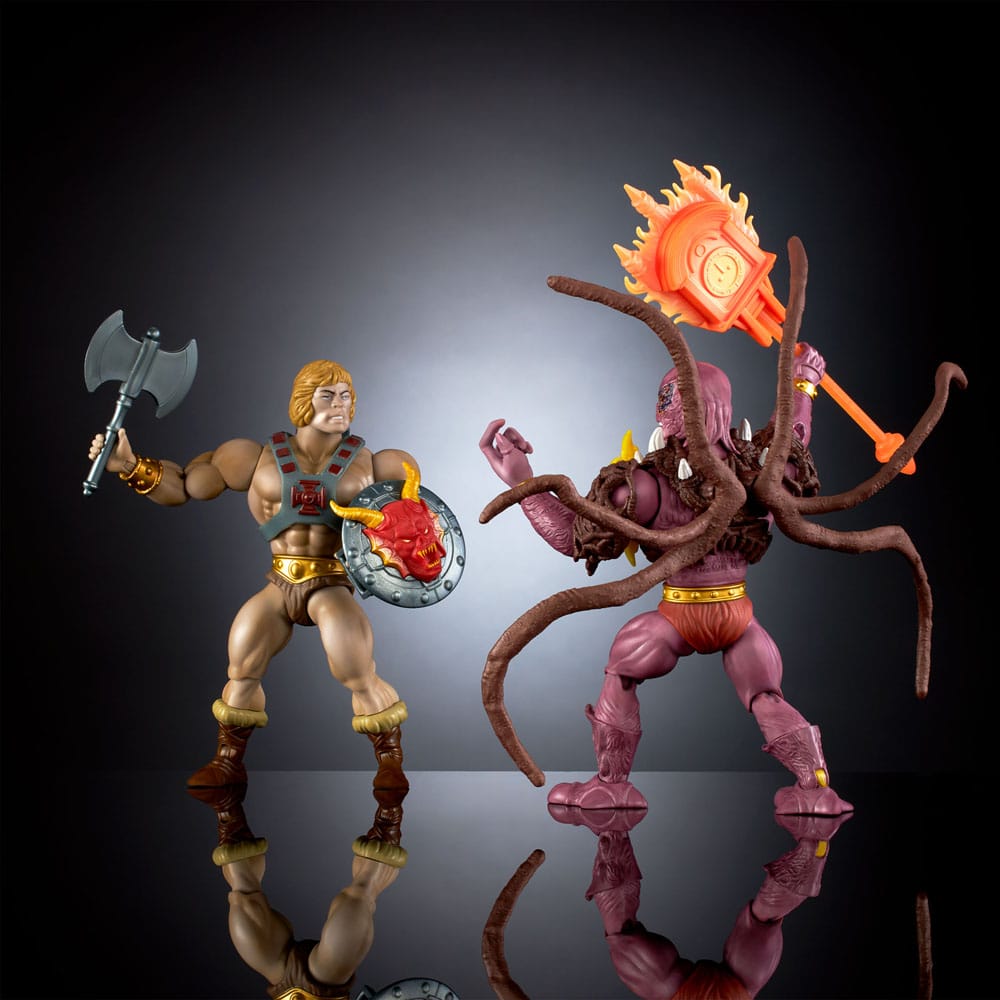 Pre Order Masters of the Universe x Stranger Things Origins Action Figure 2-Pack He-Man & Vecna 14 cm