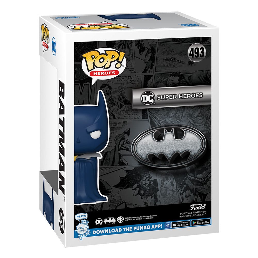 PRE ORDER DC Thru The Years POP! Heroes Vinyl Figures Batman 1M 9 cm