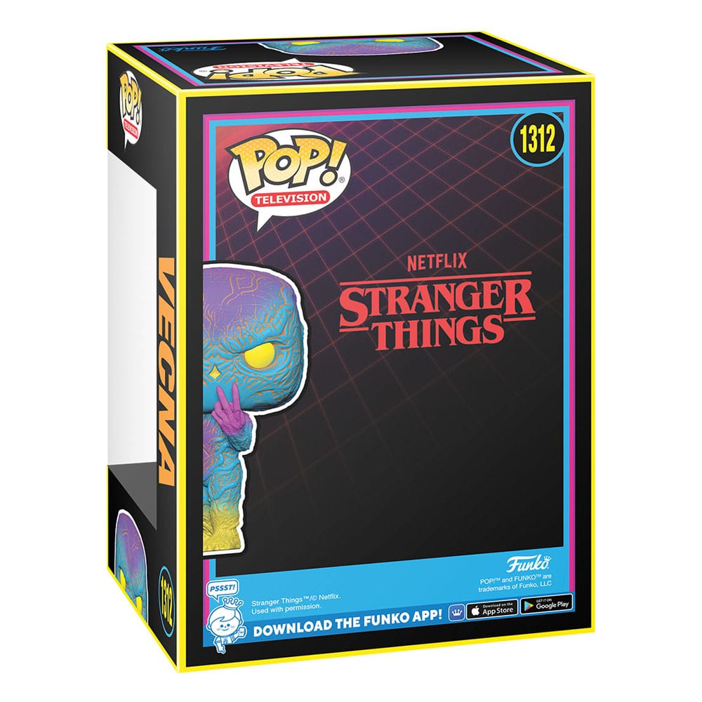 PRE ORDER Stranger Things POP! TV Vinyl Figures Vecna(BLKLT) 9 cm