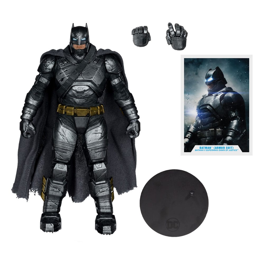 PRE ORDER Batman v Superman: Dawn of Justice DC Multiverse Action Figure Batman (Armor Suit) 19 cm