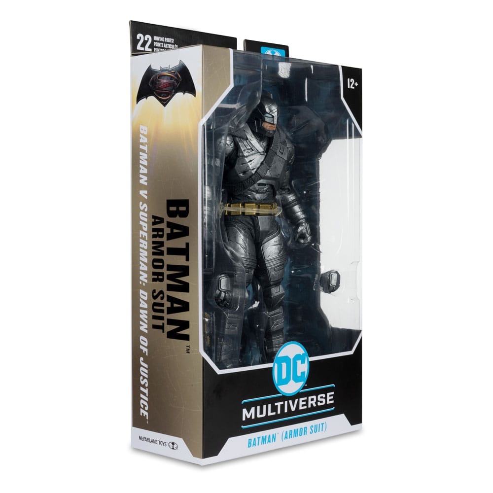 PRE ORDER Batman v Superman: Dawn of Justice DC Multiverse Action Figure Batman (Armor Suit) 19 cm