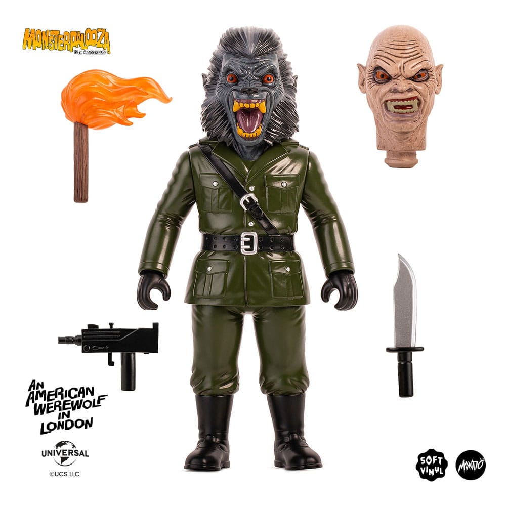 Pre Order American Werewolf in London Soft Vinyl Figure Nightmare Demon Werewolf 25 cm