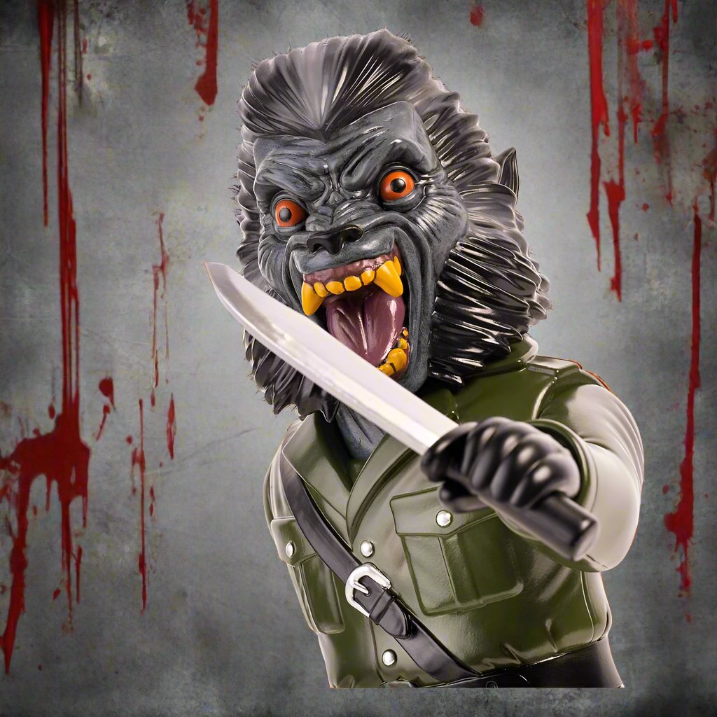 Pre Order American Werewolf in London Soft Vinyl Figure Nightmare Demon Werewolf 25 cm